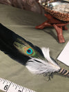 Complete Smudge Kit: Abalone Shell, Stand, Sage, Traditional Black Feather. Clear Bad Energy