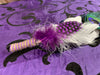 Smudge Kit: Black feather and Sage. Purple Accent. Cleansing Energy.